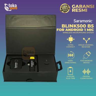 Saramonic Blink 500 B4 - 2x WIRELESS CLIP-ON MIC FOR iPhone /iPad