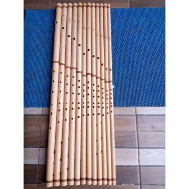 Suling Dangdut Suling Bambu 1 set panjang 80cm