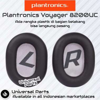 Bantalan Busa Plantronics Voyager 8200UC Earcup Ear Pad Cup Cushion Full Black