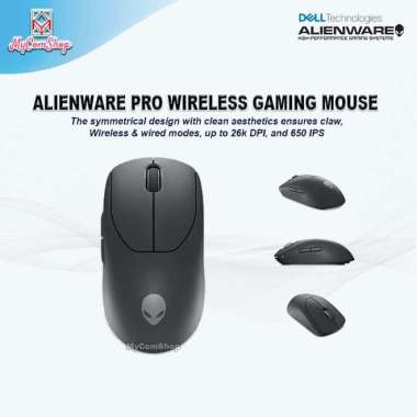 DELL ALIENWARE PRO WIRELESS GAMING MOUSE PROFESSIONALLY Putih
