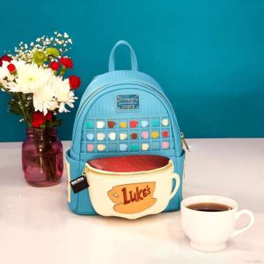 Loungefly Gilmore Girls Lukes Diner Domed Coffee Cup Mini Backpack