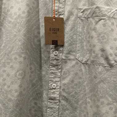 EIGER KEMEJA TRUJILLO PAISLEY SHIRT - WHITE XXL