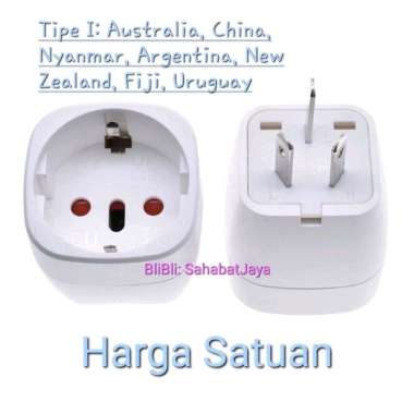 Konverter AU Australia, China to EU Plug Sambungan Colokan AUS 2 Kaki Pin Arde Converter Over Steker