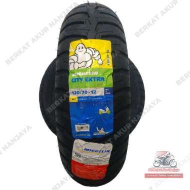 Ban Motor 130/70 ring 12 MICHELIN City Extra TUBELESS Bonus Pentil