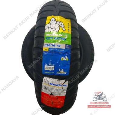 Ban Motor120/70 ring 12 MICHELIN City Extra TUBELESS Bonus Pentil
