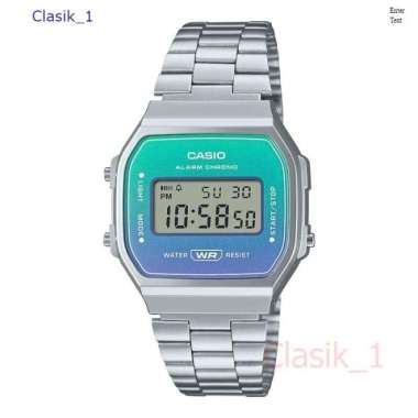 Original 100%!! CASIO A168WER-2ADF Jam Tangan Unisex Digital