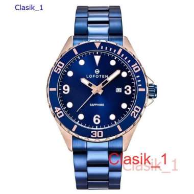 Original 100%!! Jam Tanagn Pria Lofoten 6513 F-6513 Sapphire Biru