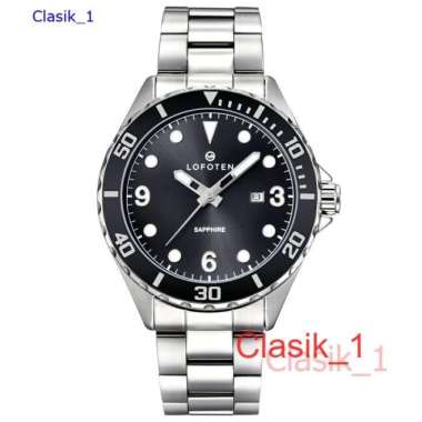 Original 100%!! Jam Tanagn Pria Lofoten 6513 F-6513 Sapphire silver Putih