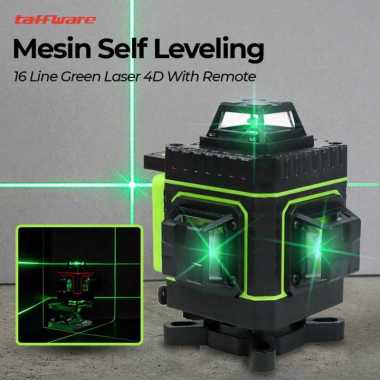 Taffware Hilda Mesin Self Leveling 16 Line Laser 4D Remote