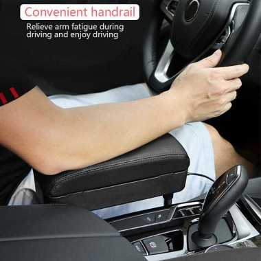 DE RAN FU Armrest Sandaran Tangan Rak Organizer Mobil