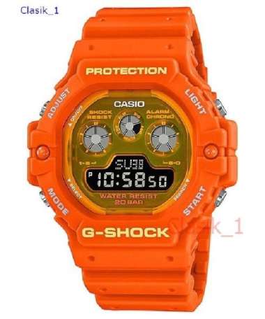 Original 100%!! Casio G-SHOCK DW-5900TS-4DR Jam Tangan Pria Orange