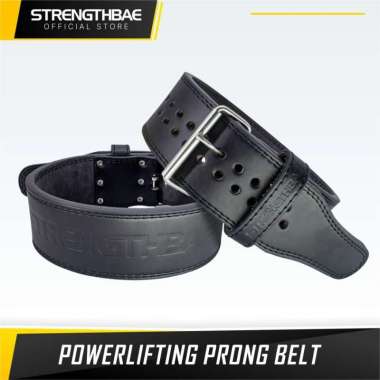 Single Prong Belt STRENGTHBAE Sabuk Powerlifting 13mm Gym Lifting Belt S.