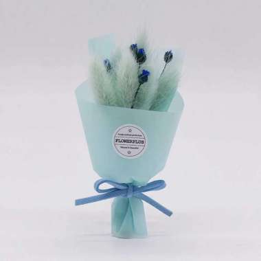 FLOWERPLUS Buket Bunga Kering Natural Mini Dried Flowers Gift DFJ02 Kering Aesthetic Edelweis Untuk 