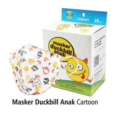 Masker Duckbill Anak One Med 1 box isi 25 pcs