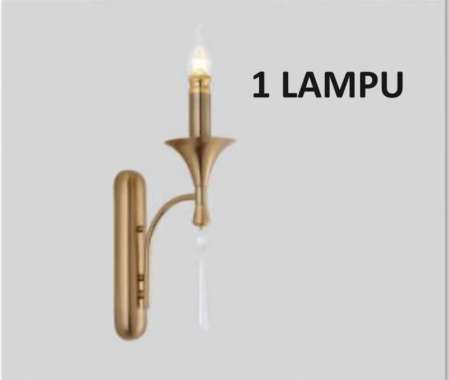 FL 1753 LAMPU DINDING CHANDELIER MODERN KLASIK DEKORASI RUMAH 1 LAMPU