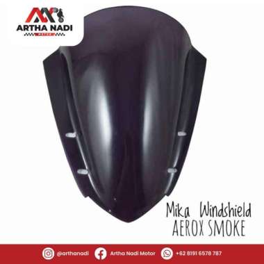 Visor Aerox Hitam Smoke MHR Jenong Black Edition Carbon Hitam Smoke