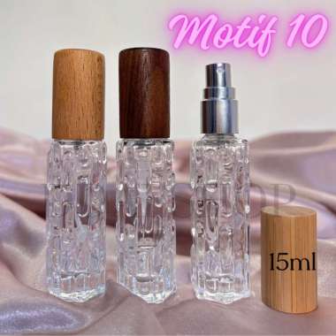 Botol Parfum Spray Kaca Isi Ulang Bottle Kosong Drat Ulir Bening Transparan Refill Travel Size 5ml 7