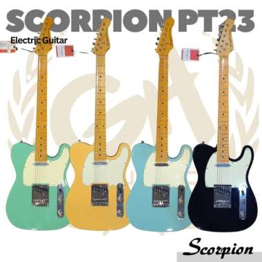 SCORPION PT23 Premium Series Electric Guitar Gitar Telecaster Tele DBL