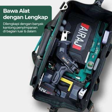 Tas Perkakas Storage Bag Waterproof with Reflective Strips A03369 Alat Bantu Kotak Peralatan Bengkel