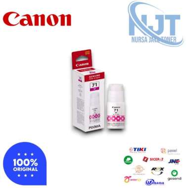 Tinta Canon GI-71 Printer PIXMA G1020 G2020 G3020 ORIGINAL 100% Merah