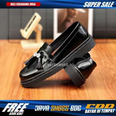 SPV Ziggy Sepatu pantofel loafers hitam docmart nightmare formal casual kerja kuliah ziggy 44