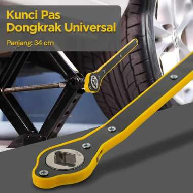 JACK Kunci Pas Dongkrak Universal Ratchet Labor Saving Wrench J-55 Pas Set T Almari Lengkap Lemari S