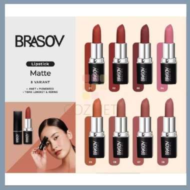 Brasov Lipstick Matte Lipstik NO 6
