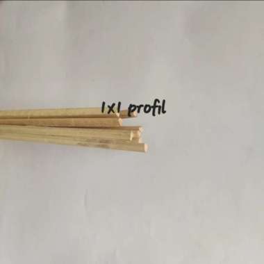 List Lis Profil Polos Plafon Siku Kayu Panjang 2 Meter 2m - Polos 1 x 2 cm Profil 1 x 2 cm