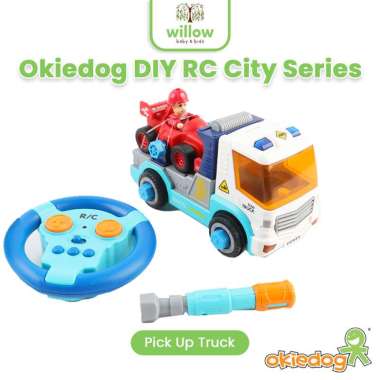 Mainan Anak - Okiedog DIY RC City Series Pick Up Truck