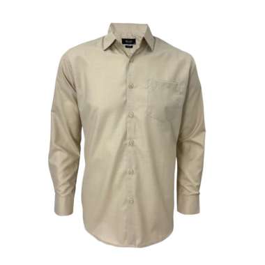 Redcliff Kemeja Pria Polos Panjang Cream 6AK301301 XXL