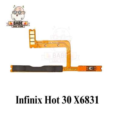 Flexible On Off Infinix Hot 30 X6831 Fleksibel Tombol Power Switch Volume