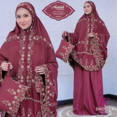 SHOFIYA HIJAB MUKENA MAJIDAH - SH Maroon