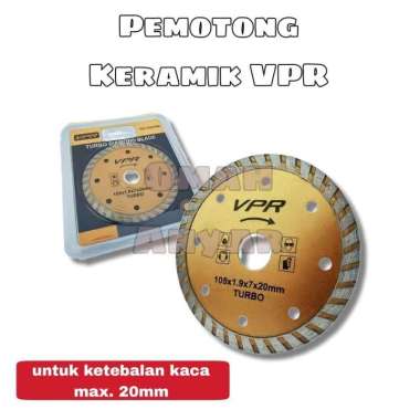 Diamond Wheel Turbo Mata Gerinda Pemotong Keramik VPR Turbo