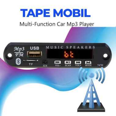 Kebidu Tape Mobil Audio Speaker MP3 Player Bluetooth Wireless Receiver
