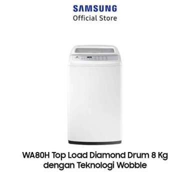 SAMSUNG Mesin Cuci 8Kg WA80H4000/ WA 80H4000 / 80H4000