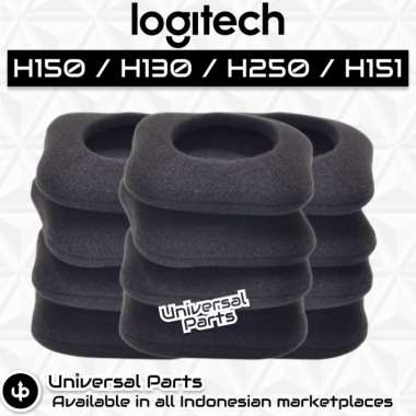 Foam Busa Logitech H150 / H130 / H250 / H151 Earpad Earcup Ear Pad Ear Cup Bantalan Pengganti Replac