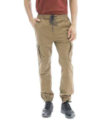 EIGER CELANA JOGGER PRIA C.1989 FREE WAY PANTS M Khaki