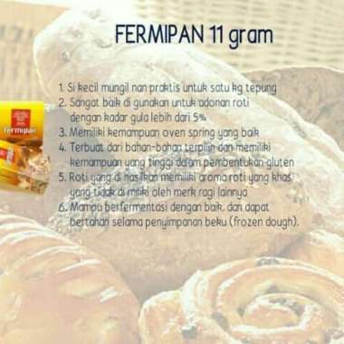 Fermipan Ragi instant kering / instant yeast per dus