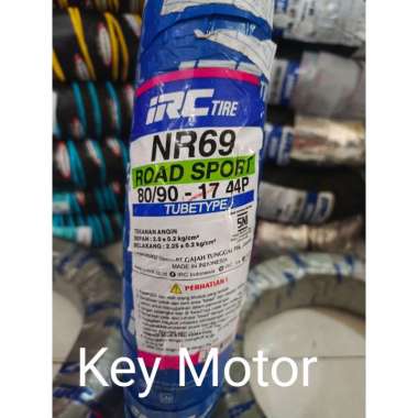 Ban Luar Motor IRC 80/90-17 NR69 100% Asli dan Baru