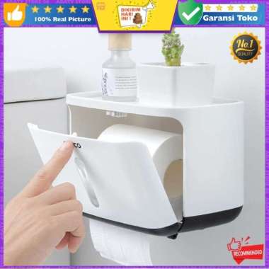 Kotak Tisu Tissue Storage Toilet Paper Box Dispenser Ecoco
