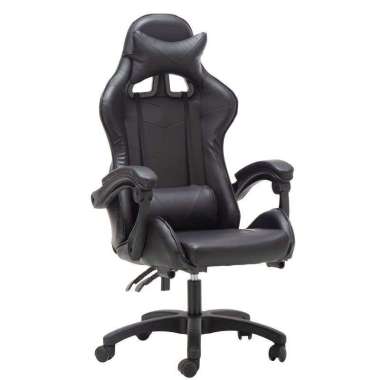 RM Kursi Gaming Kursi Santai Kursi Game Kursi Hitam+Hitam