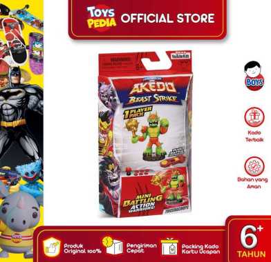 Mainan Akedo S5 Beast Strike 1 Player Pack Sting Bugout