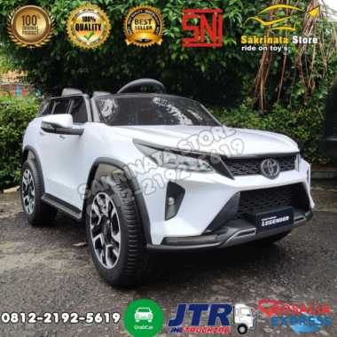 FORTUNER WHITE REMOTE CONTROL PMB 7588 MAINAN MOBIL AKI ANAK
