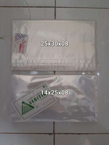 plastik PP 14x25x08 25x30x08 15x25x08 12x20x08 500gr/pak 12x20x08