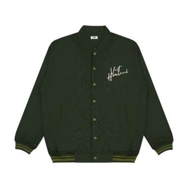 M231 Jaket Varsity Kerah Kemeja 0186 Army L