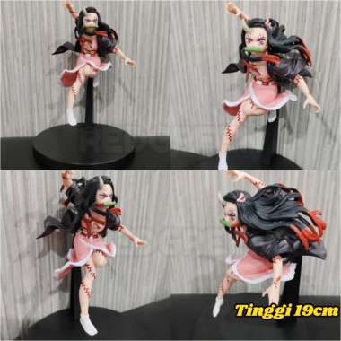 action figure demon slayer - nezuko figure koleksi