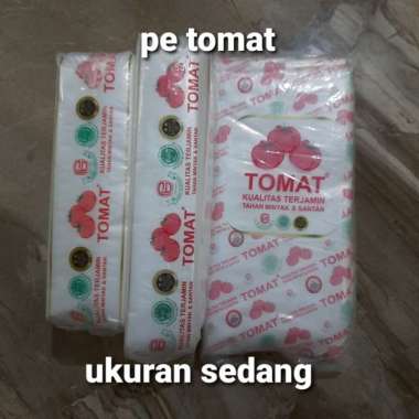 plastik es/PE TOMAT uk.sedang 7x20,8x20,8x25,9x20,9x25 (per pak) 250gr 9x25