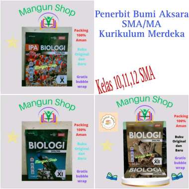Buku IPA Biologi Kelas 10,11,12 SMA Kurikukum Merdeka Bumi Aksara Kelas 10
