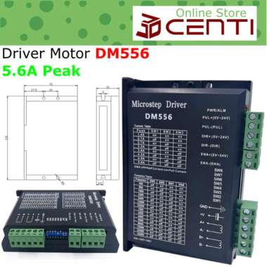 Driver Motor Stepper 42 57 86 DM556 DM 556 High Current Peak 5.6A for Nema17 nema23 nema34
