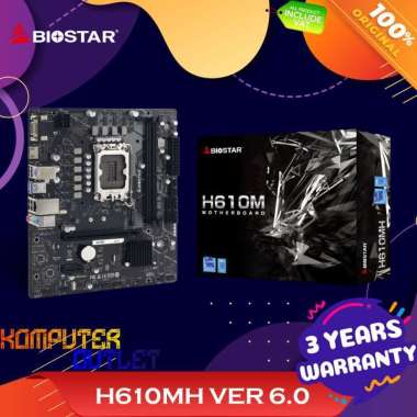 BIOSTAR H610MH MOTHERBOARD INTEL D5